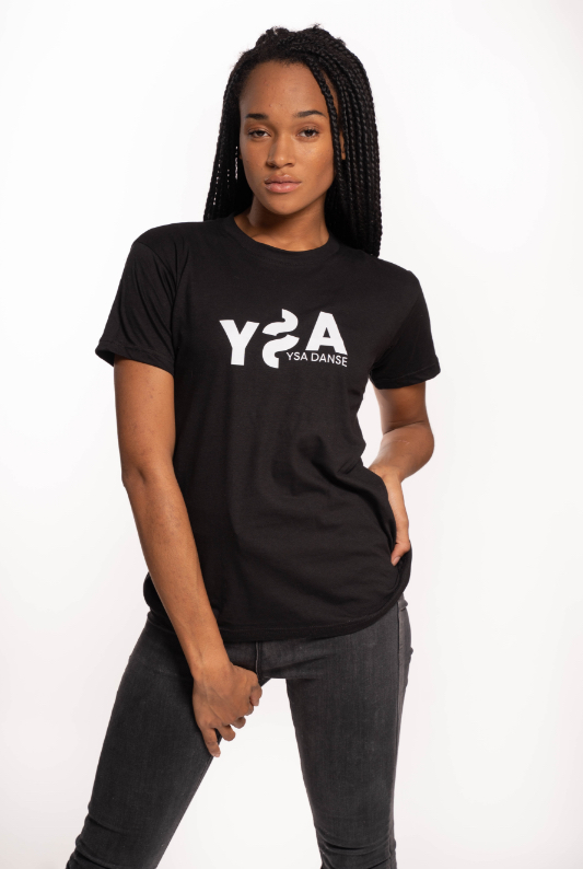 T-shirt-adultes-noir-ysa-danse-danse-urbaine-la-teste-de-buch